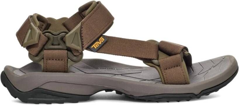 Teva Flat Sandals Brown Heren