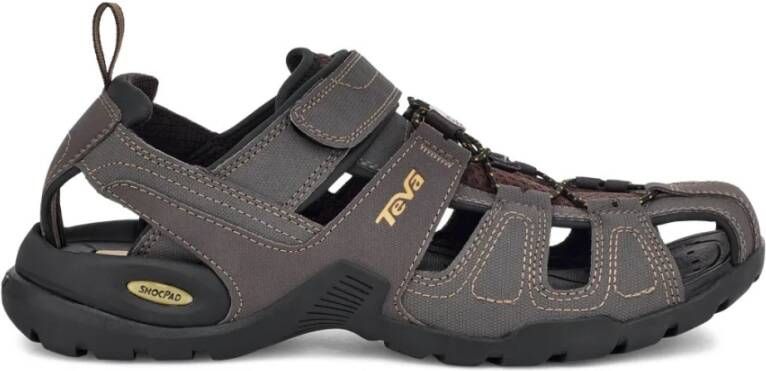 Teva Flat Sandals Grijs Heren