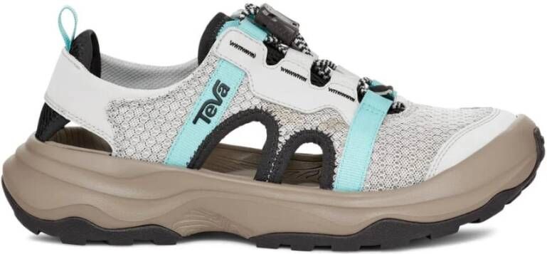 Teva Grijze en Blauwe Dames Wandelsandaal Multicolor Dames