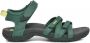 Teva Groene damessandaal voor wandelen hiken - Thumbnail 1