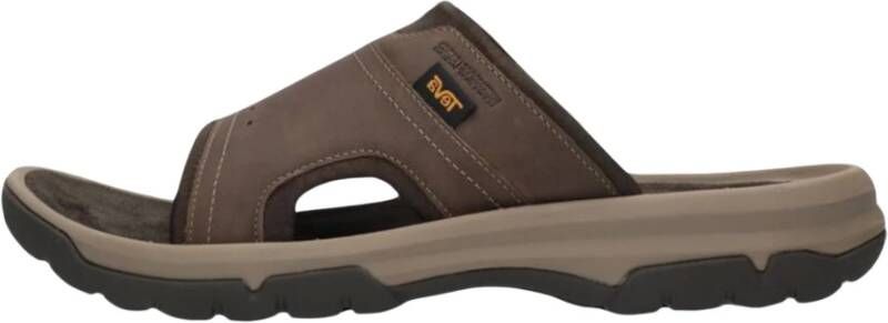 Teva Heren Slide Sandalen Langdon Slide Brown Heren