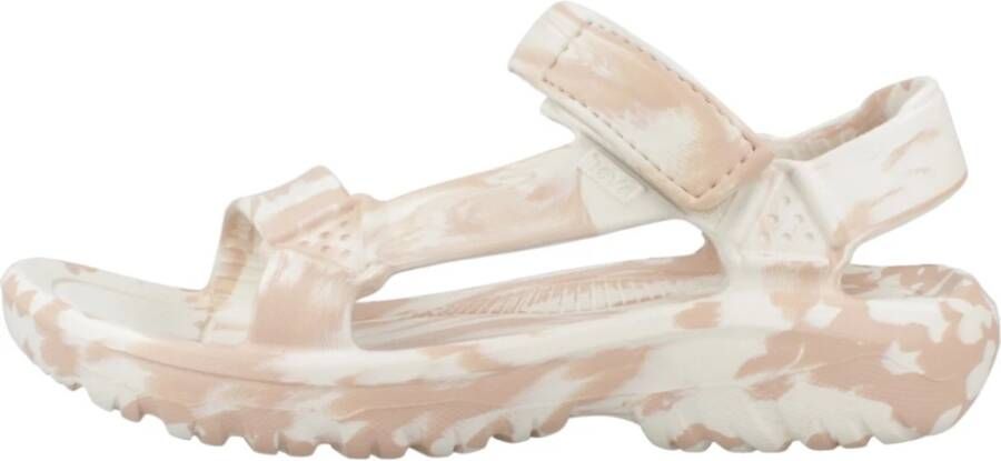 Teva Hurricane Platte Sandalen Pink Dames