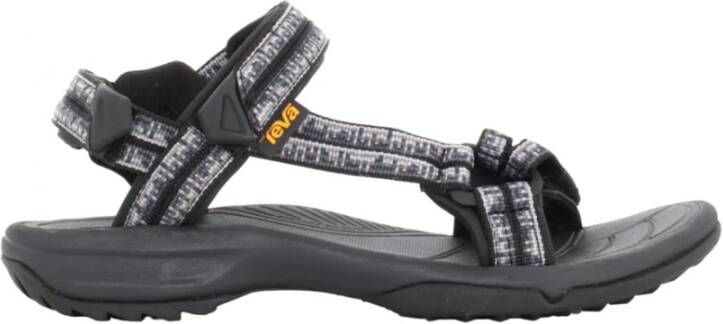 Teva Platte zomersandalen voor vrouwen Black Dames