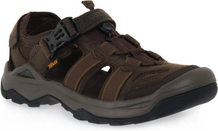 Teva Omnium 2 Leather Heren Sandaal Leer Bruin - Foto 2