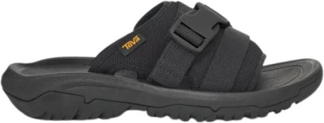 Teva Zwarte Slippers met Snel Droog Structuur Black Dames
