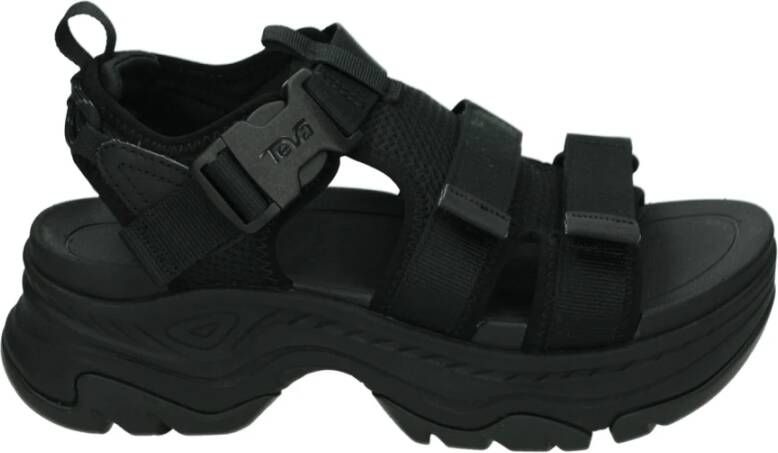 Teva HURRICANE AMPSOLE GAILA W Sandalen met hakDames Sandalen Zwart