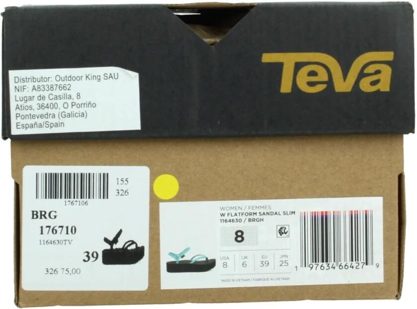 Teva Teenslippers W FLATFORM SLIM - Foto 3
