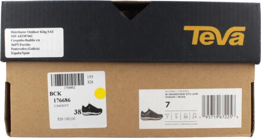 Teva Grandview Goretex Low Sneakers Grijs Vrouw - Foto 3