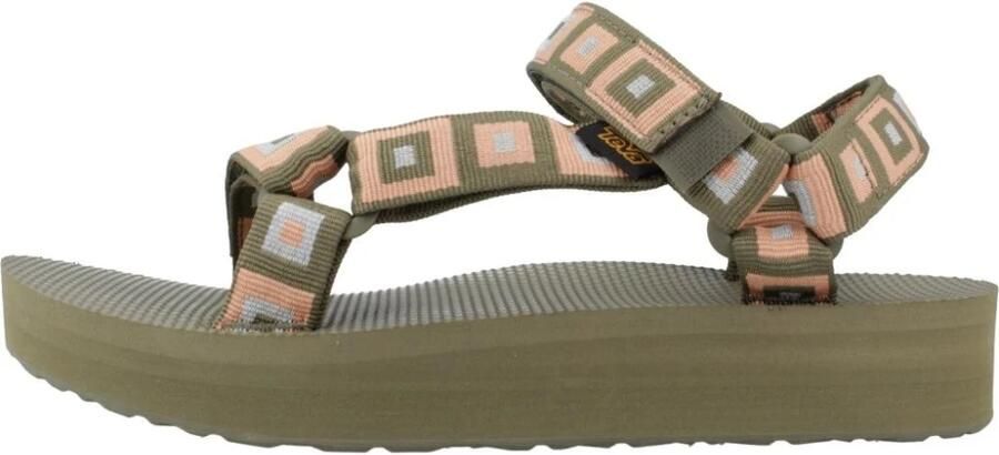 Teva MIDFORM UNIVERSAL Dames Sandalen Groen Oranje - Foto 2