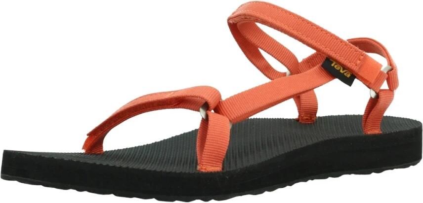 Teva ORIGINAL UNIVERSAL SLIM Dames Sandalen Zwart Rood - Foto 4