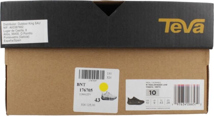 Teva Wandelschoenen M Trailwinder Low 1156012-BNTH Zwart - Foto 4