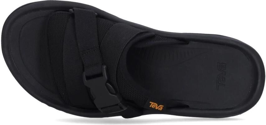 Teva Zwarte Slide Sandaal met Verstelbare Banden Black Heren
