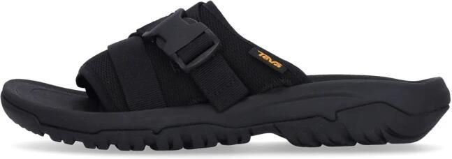 Teva Zwarte Slide Sandaal met Verstelbare Banden Black Heren - Foto 5