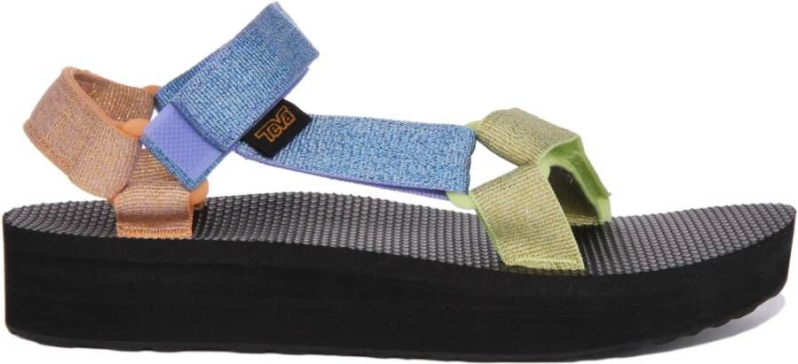 Teva Universele Plateau Sandalen in Multi Kleur Multicolor Dames