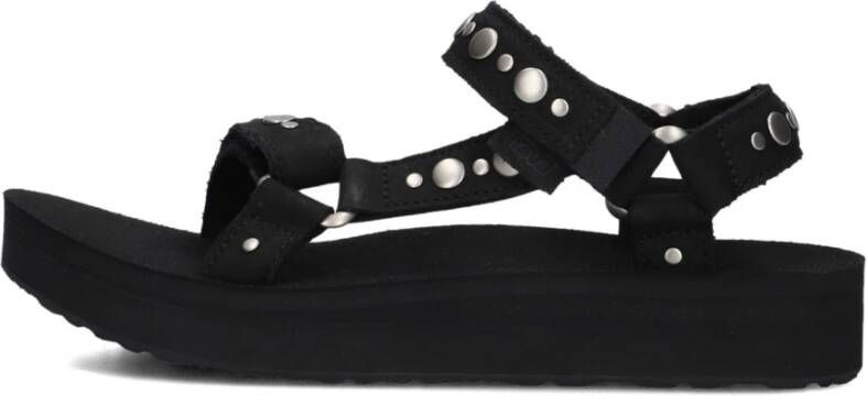 Teva Zwarte Sandalen met Studs voor Dames