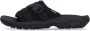 Teva Zwarte Slide Sandaal met Verstelbare Banden Black Heren - Thumbnail 1