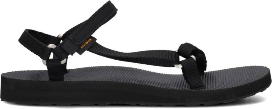 Teva Stijlvolle platte sandalen voor vrouwen Black Dames - Foto 4
