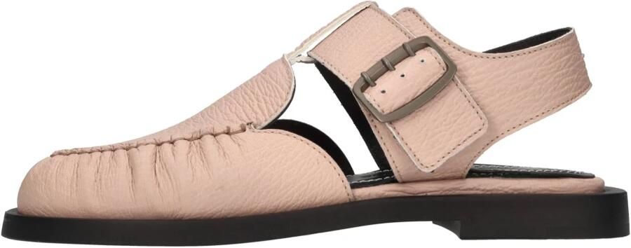 THE ANTIPODE Leren Platte Sandalen