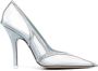 The Attico Blauwe Kristal Venus Chrome Damesschoenen - Thumbnail 1