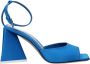 The Attico Blauwe Casual Open Mid Hakken Sandalen Blue Dames - Thumbnail 1