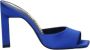 The Attico Blauwe Satijnen Strass Hoge Hak Sandalen - Thumbnail 1