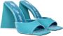 The Attico Blauwe Velvet High Heel Sandalen - Thumbnail 1