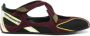 The Attico Bordeaux Ballerina met Gekruiste Bandjes Floor 01 - Thumbnail 1
