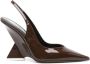 The Attico Chocolade Pumps voor Vrouwen Brown Dames - Thumbnail 1