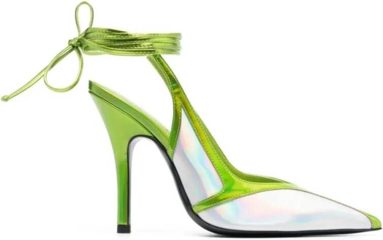 The Attico Chrome Slingback Pumps Multicolor Dames