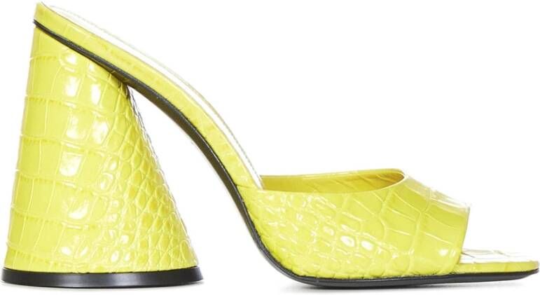 The Attico Dames schoenen sandalen geel aw22 Geel Dames