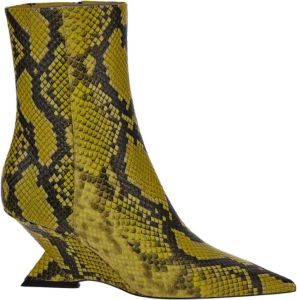 The Attico Dameslaarzen Stijlvolle schoenen Geel Dames