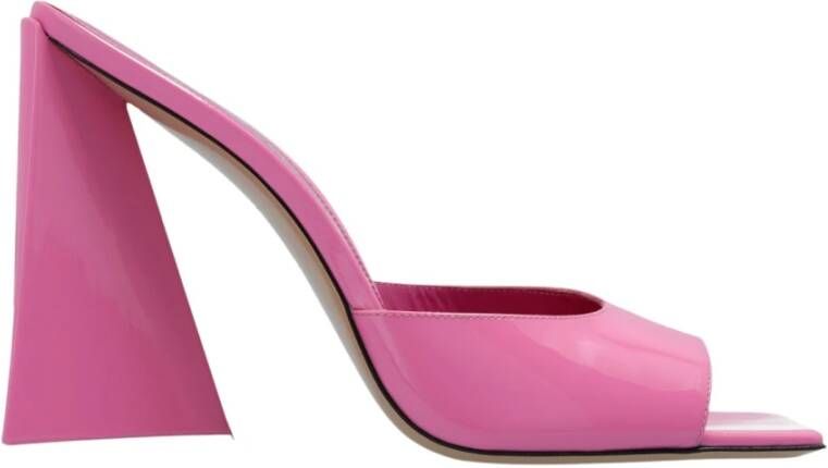 The Attico Devon heeled mules Roze Dames