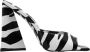 The Attico Devon Zebraprint Sandalen Brown Dames - Thumbnail 4