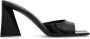 The Attico Leren sandalen met vierkante neus Black Dames - Thumbnail 1