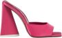 The Attico Roze Stof Hoge Hak Sandaal - Thumbnail 1