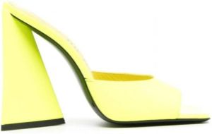 The Attico Fluo Gele Patentleren Muiltje Geel Dames