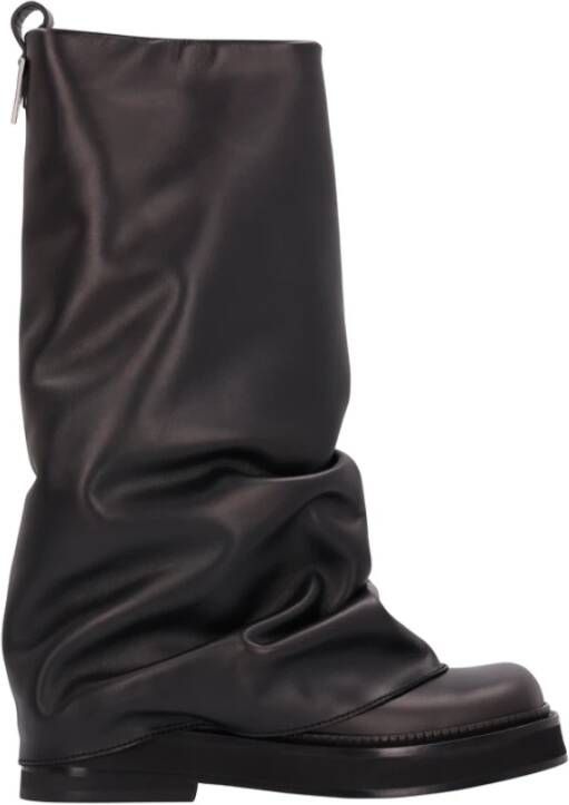 The Attico Zwarte laarzen voor stijlvolle outfits Black Dames