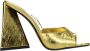 The Attico Gouden Leren Plateau Sandalen - Thumbnail 1