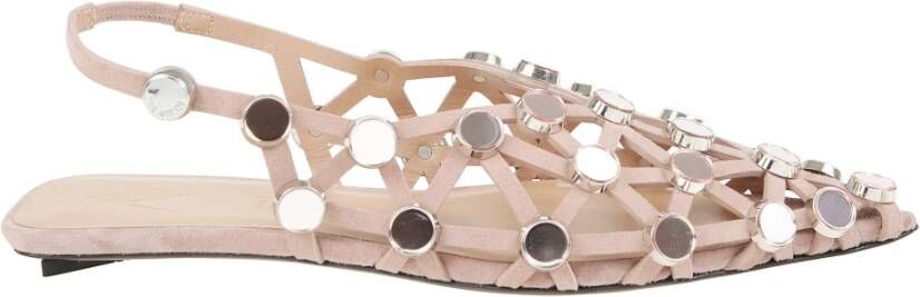 The Attico Grid Ballerina met Achterband