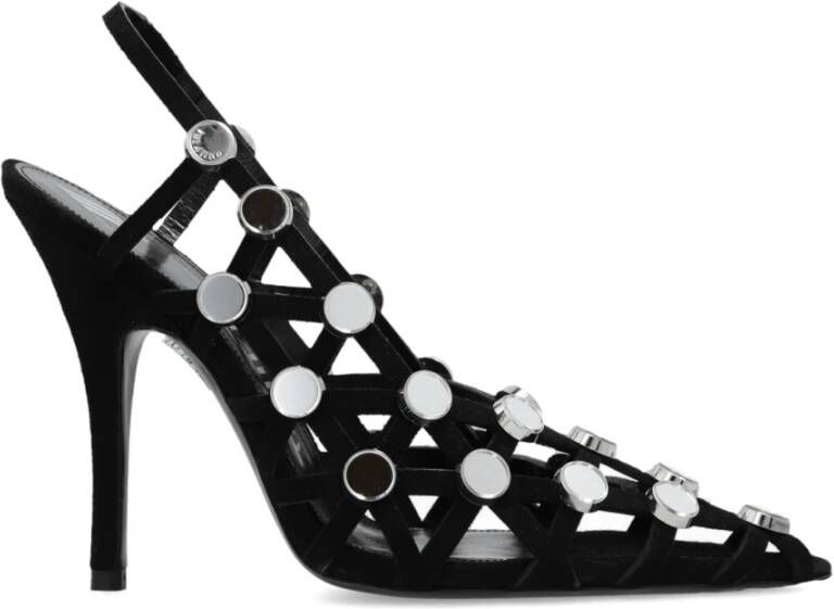 The Attico Grid Slingback Schoenen