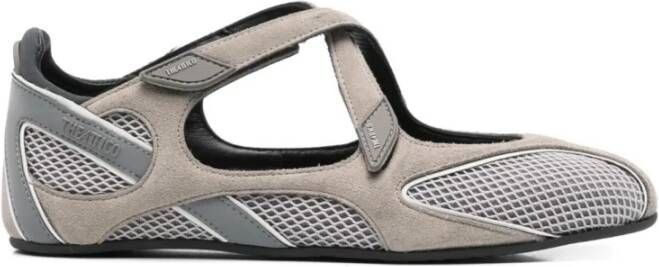 The Attico Grijze Ballerina Flat Mix062aa
