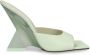 The Attico Groene Leren Sandalen Elegant Ontwerp - Thumbnail 1