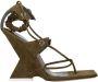 The Attico Groene Suède Flip-Flop Sandalen - Thumbnail 1