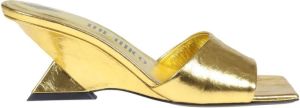 The Attico Heeled Mules Geel Dames
