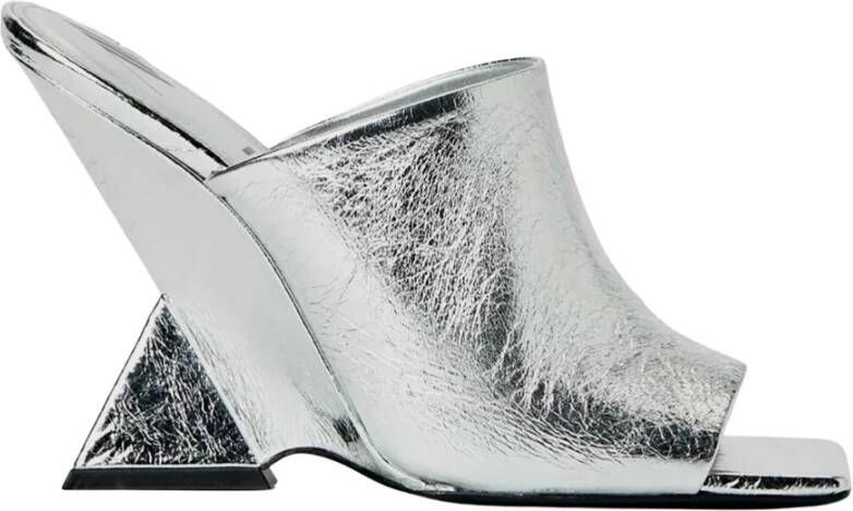 The Attico Heeled Mules Grijs Dames