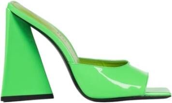 The Attico Heeled Mules Groen Dames