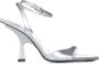 The Attico High Heel Sandals Gray Dames - Thumbnail 4