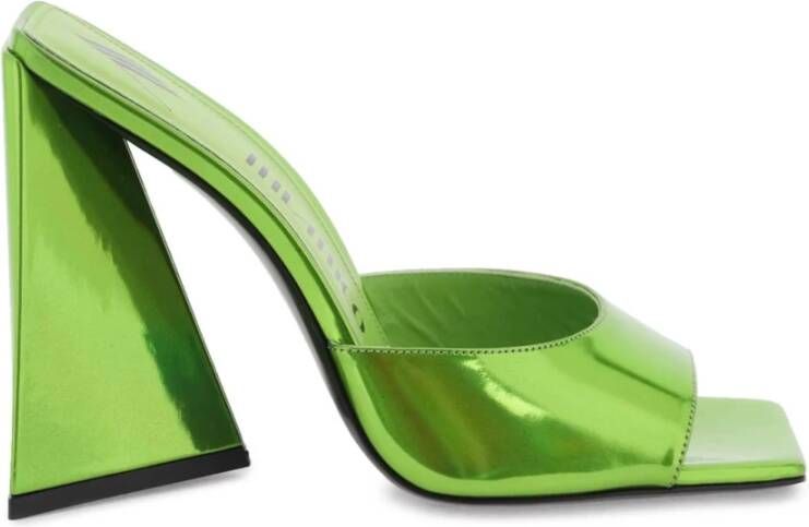 The Attico High Heel Sandals Green Dames