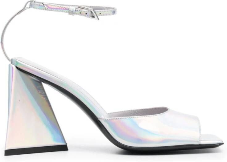 The Attico High Heel Sandals Grijs Dames