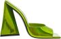 The Attico Groene Devon Mule Sandalen Green Dames - Thumbnail 1